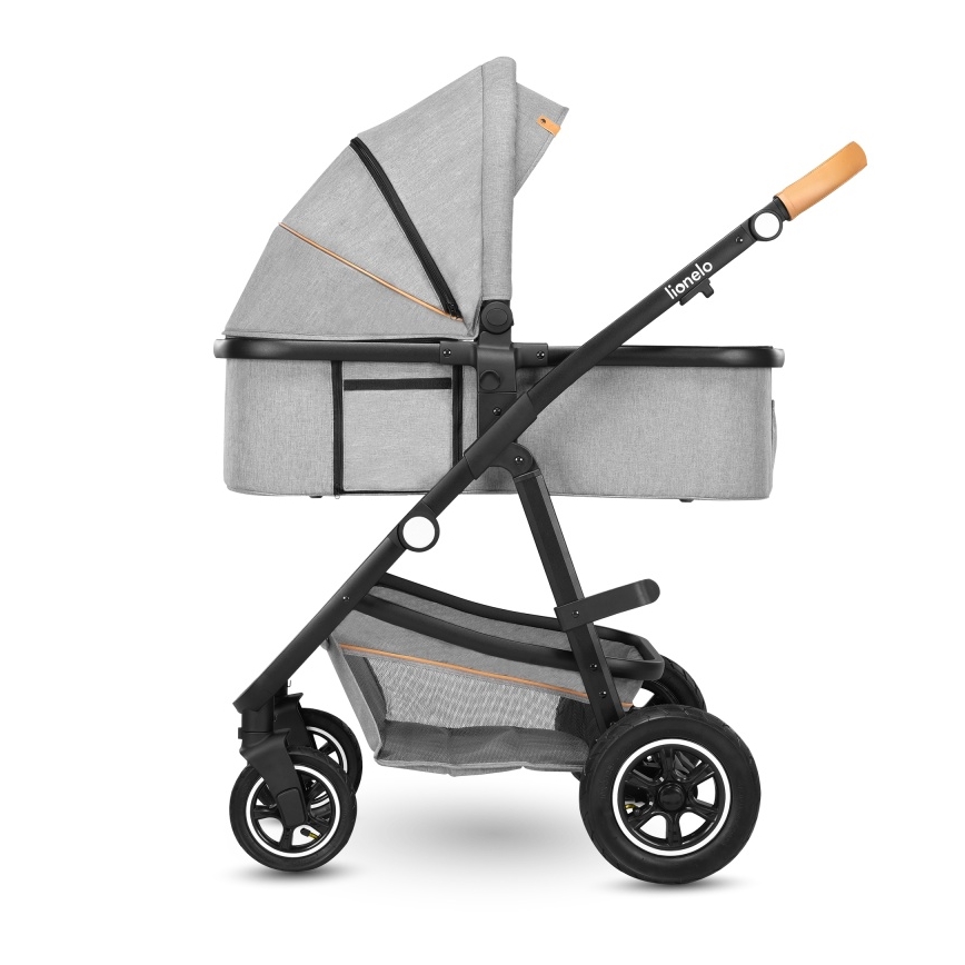 Lionelo - Kombiniran otroški voziček 2v1 AMBER Grey Stone