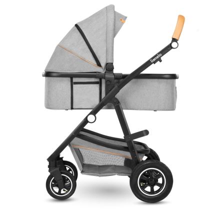 Lionelo - Kombiniran otroški voziček 2v1 AMBER Grey Stone