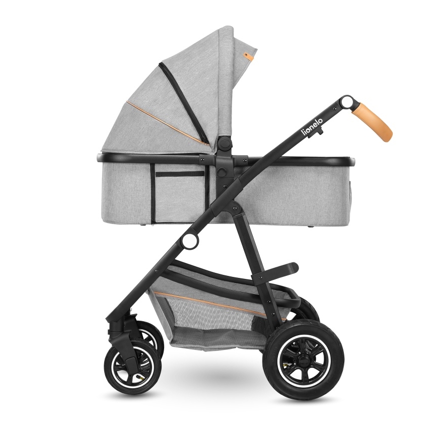 Lionelo - Kombiniran otroški voziček 2v1 AMBER Grey Stone