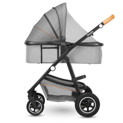 Lionelo - Kombiniran otroški voziček 2v1 AMBER Grey Stone