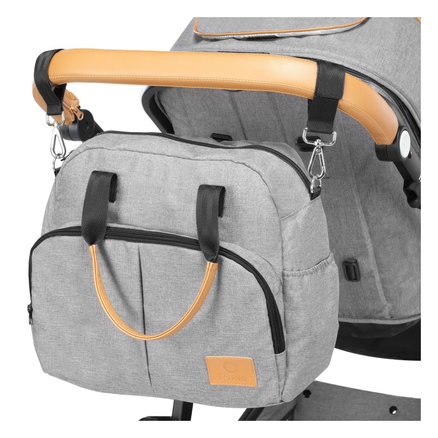 Lionelo - Kombiniran otroški voziček 2v1 AMBER Grey Stone