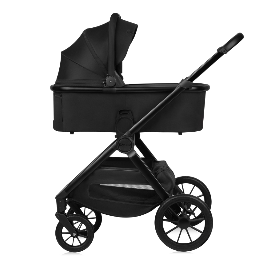 Lionelo - Kombiniran otroški voziček 2v1 LAYLA Black Onyx