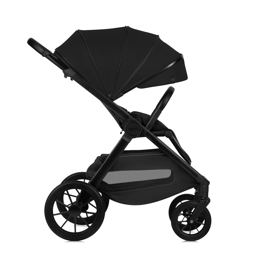 Lionelo - Kombiniran otroški voziček 2v1 LAYLA Black Onyx