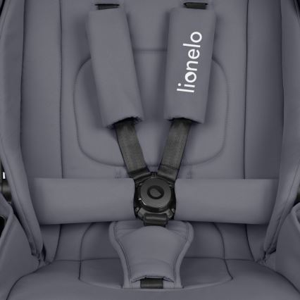 Lionelo - Kombiniran otroški voziček 2v1 MIKA PLUS Grey Stone