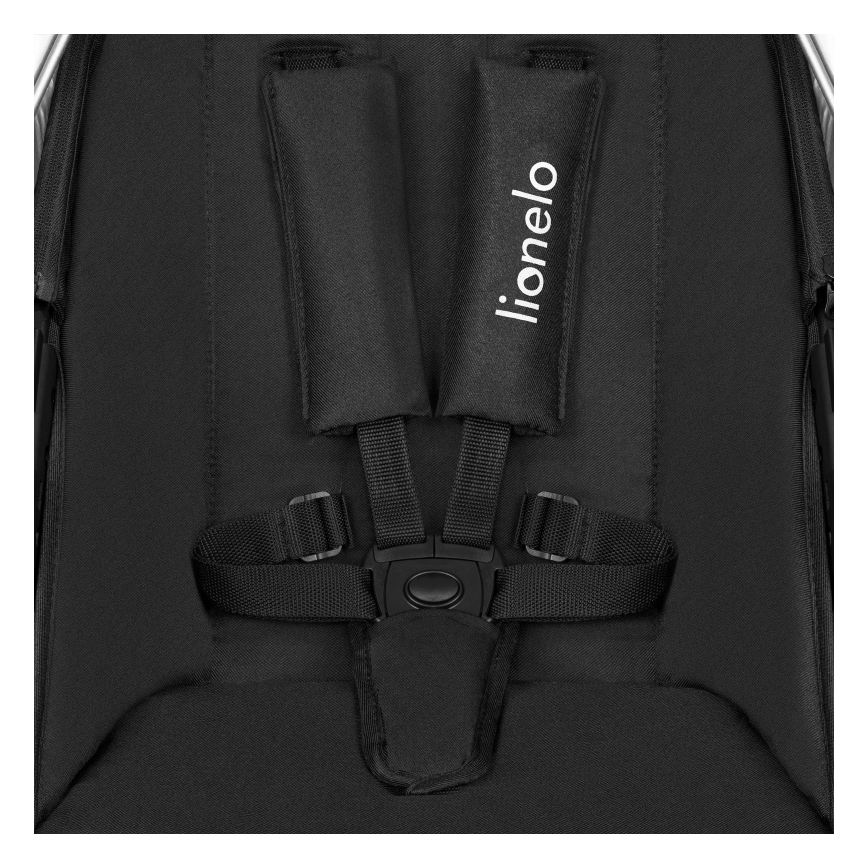 Lionelo - Kombiniran otroški voziček 3 v 1 AMBER črno-srebrn