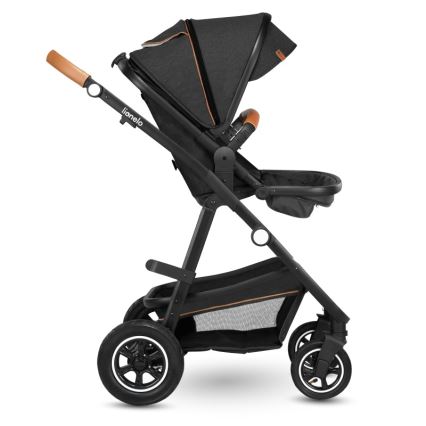 Lionelo - Kombiniran otroški voziček 3 v 1 AMBER Grey Graphite