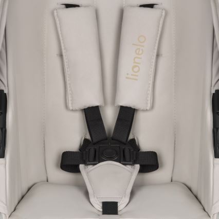 Lionelo - Kombiniran otroški voziček 3 v 1 AMBER PLUS Beige Sand