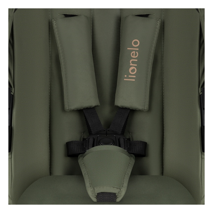 Lionelo - Kombiniran otroški voziček 3 v 1 AMBER PLUS Green Forest