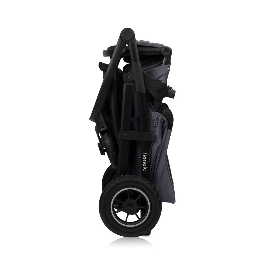 Lionelo - Kombiniran otroški voziček 3 v 1 AMBER PLUS Grey Graphite