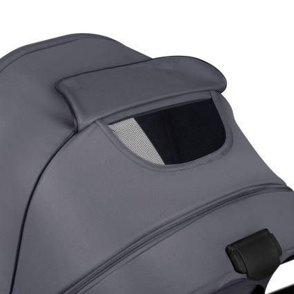 Lionelo - Kombiniran otroški voziček 3 v 1 AMBER PLUS Grey Graphite