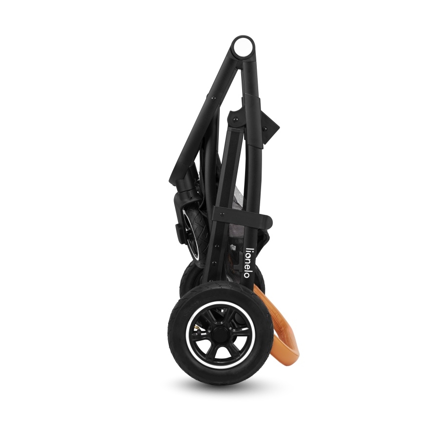 Lionelo - Kombiniran otroški voziček 3 v 1 AMBER sive grafitne barve