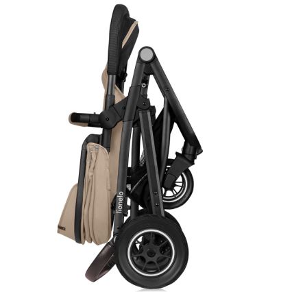 Lionelo - Kombiniran otroški voziček 3 v 1 BIANKA Beige Sand