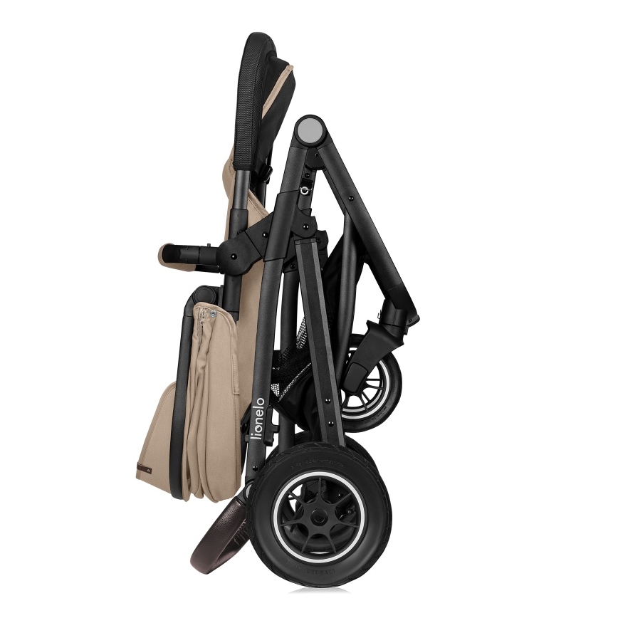 Lionelo - Kombiniran otroški voziček 3 v 1 BIANKA Beige Sand