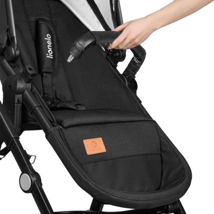 Lionelo - Kombiniran otroški voziček 3 v 1 BIANKA Black Onyx