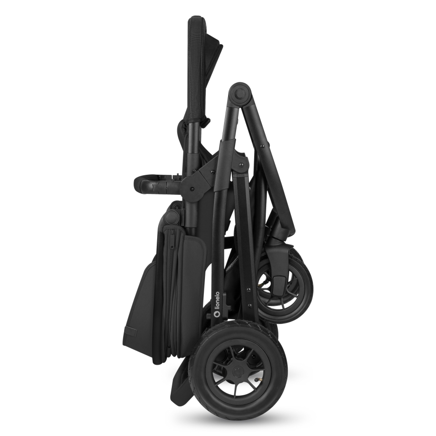 Lionelo - Kombiniran otroški voziček 3 v 1 BIANKA Black Onyx