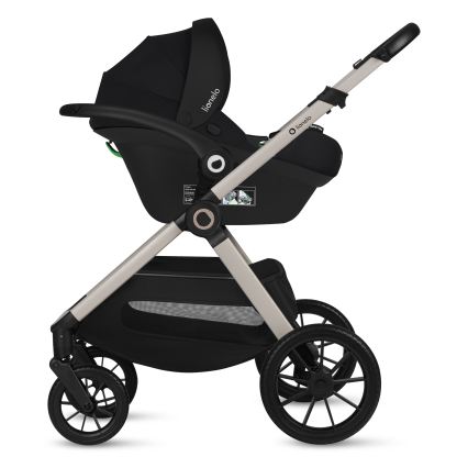 Lionelo - kombiniran otroški voziček 3 v 1 LAYLA bež (peščena)