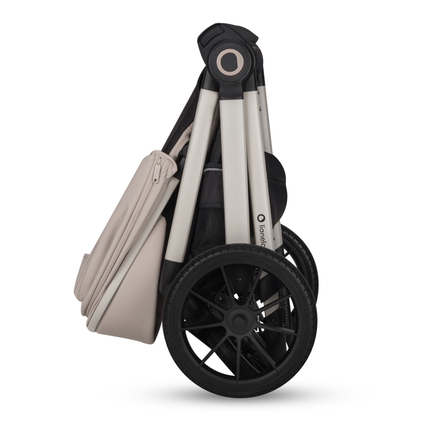 Lionelo - kombiniran otroški voziček 3 v 1 LAYLA bež (peščena)