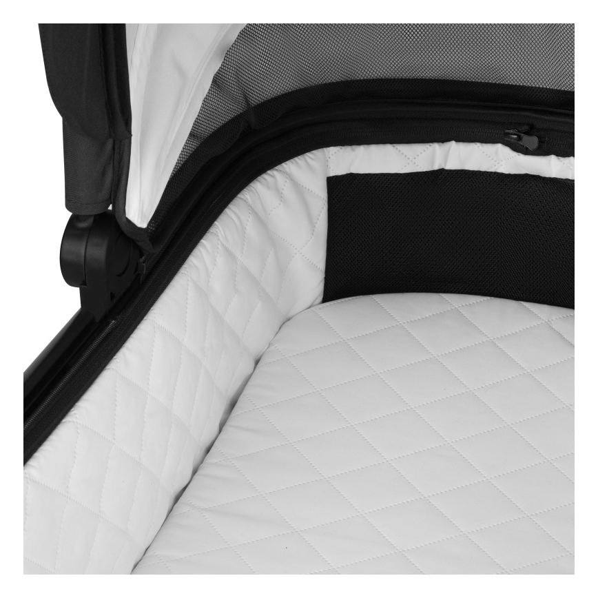 Lionelo - Kombiniran otroški voziček 3 v 1 LAYLA Black Onyx