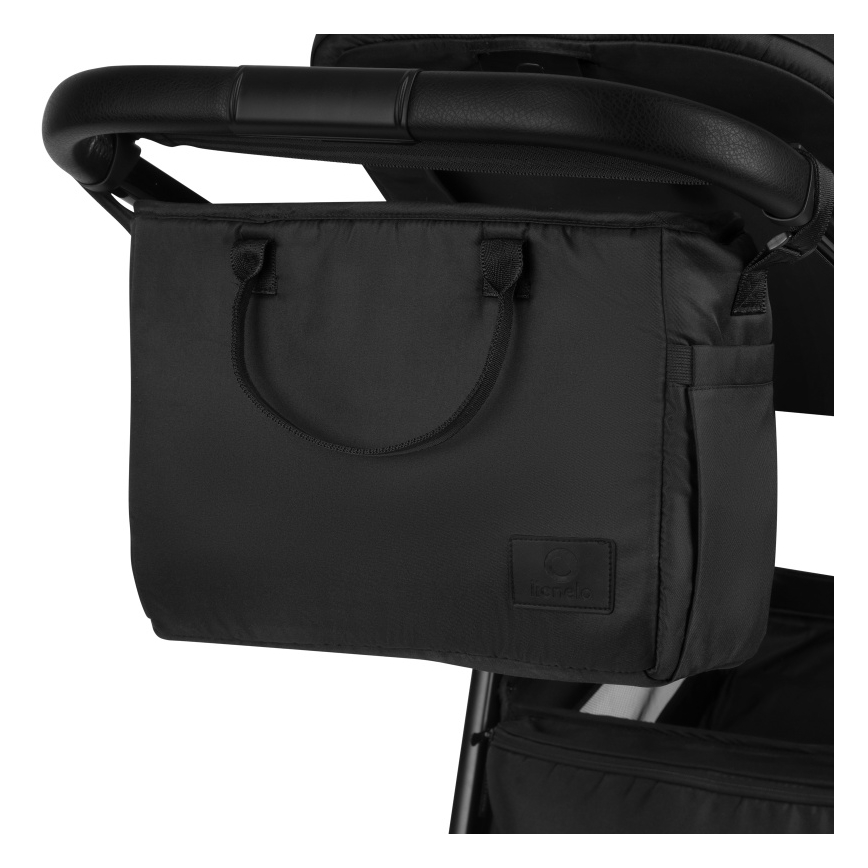 Lionelo - Kombiniran otroški voziček 3 v 1 LAYLA Black Onyx