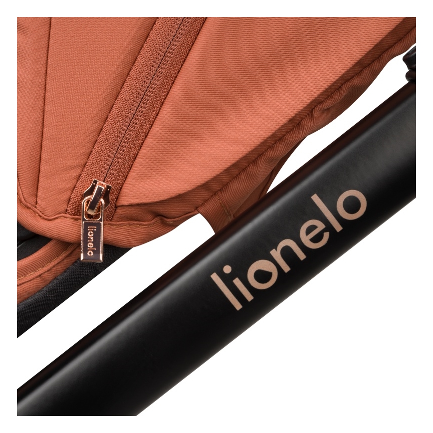 Lionelo - kombiniran otroški voziček 3 v 1 LAYLA Brown Rust