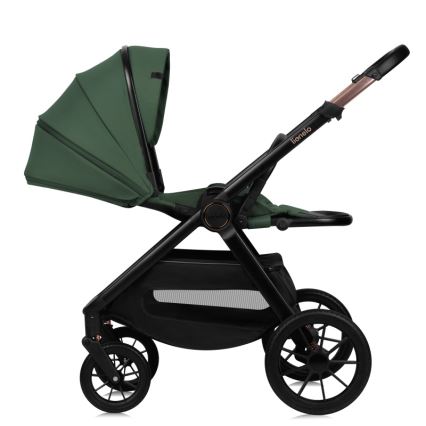 Lionelo - Kombiniran otroški voziček 3 v 1 LAYLA Green Forest