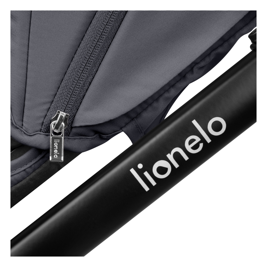 Lionelo - Kombiniran otroški voziček 3 v 1 LAYLA Grey Stone
