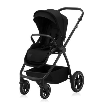 Lionelo - kombiniran otroški voziček 3 v 1 MERIL Black Onyx