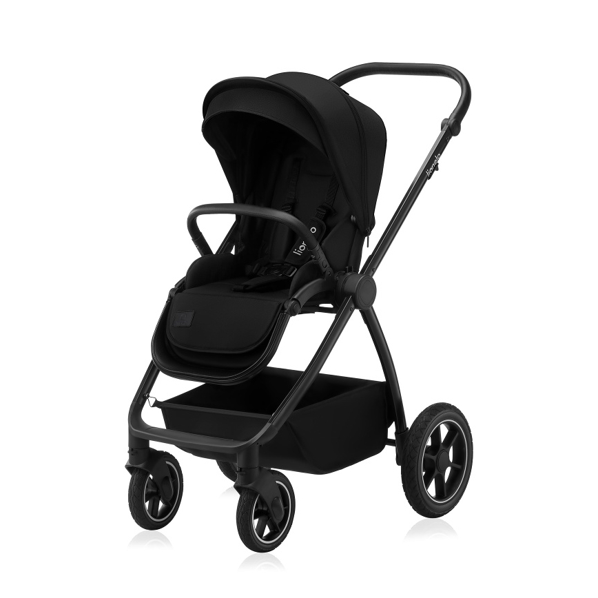 Lionelo - kombiniran otroški voziček 3 v 1 MERIL Black Onyx
