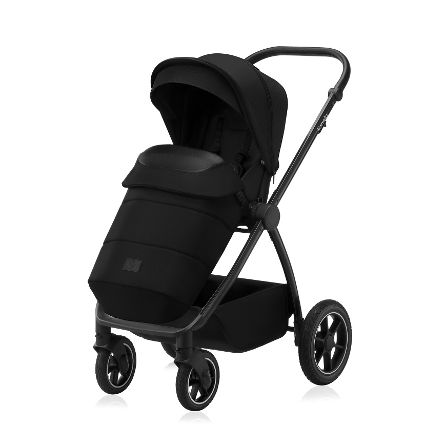 Lionelo - kombiniran otroški voziček 3 v 1 MERIL Black Onyx