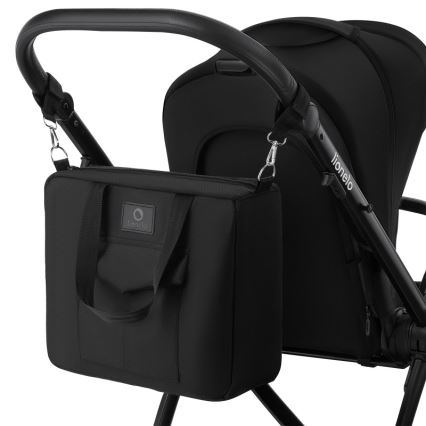 Lionelo - kombiniran otroški voziček 3 v 1 MERIL Black Onyx