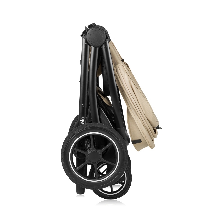 Lionelo - Kombiniran otroški voziček 3 v 1 MERIL Peščena