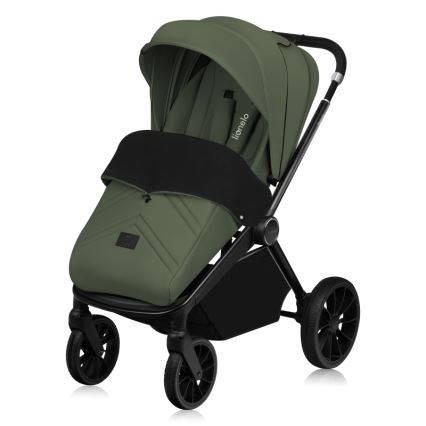 Lionelo - Kombiniran otroški voziček 3 v 1 MIKA PLUS Green Olive