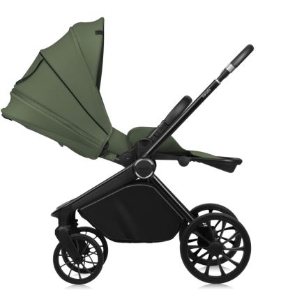 Lionelo - Kombiniran otroški voziček 3 v 1 MIKA PLUS Green Olive