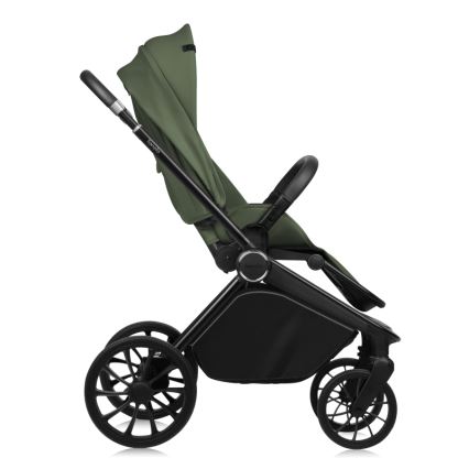 Lionelo - Kombiniran otroški voziček 3 v 1 MIKA PLUS Green Olive