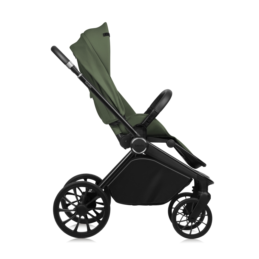 Lionelo - Kombiniran otroški voziček 3 v 1 MIKA PLUS Green Olive