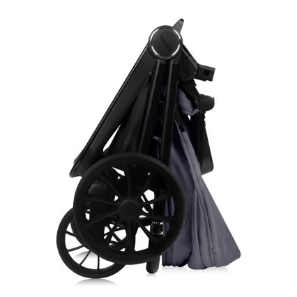 Lionelo - Kombiniran otroški voziček 3 v 1 MIKA PLUS Grey Stone