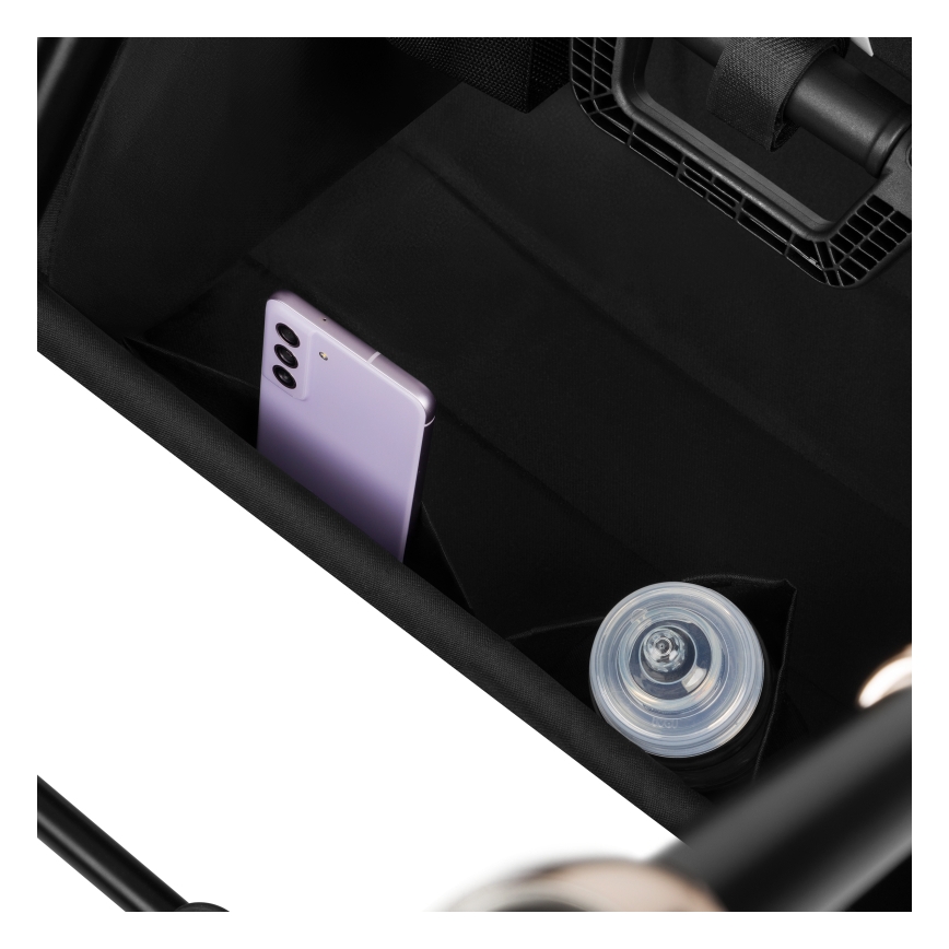 Lionelo - Kombiniran otroški voziček 3 v 1 MIKA PLUS peščena (bež)