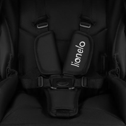 Lionelo - Kombiniran otroški voziček 3v1 MERIL črni oniks