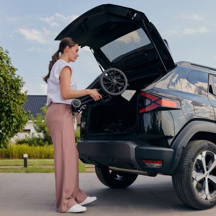 Lionelo - Kombiniran otroški voziček 3v1 MIKA PLUS, rjavo-rjav