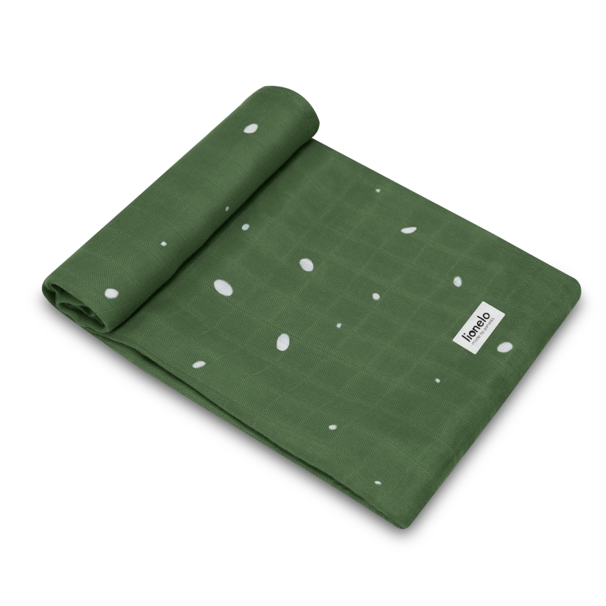 Lionelo - Komplet 3 bambusovih plenic 70x70 cm Dino