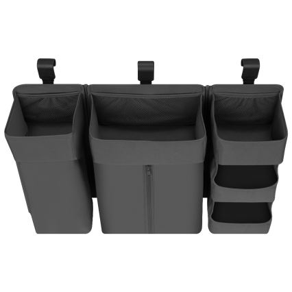 Lionelo - organizator 3 v 1 za posteljico SIDEPOCKET, siva