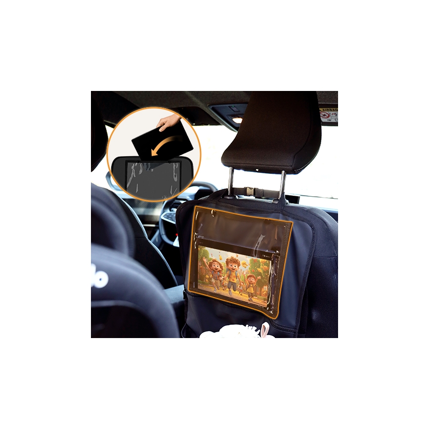 Lionelo - organizator za avto SEAT ORGANIZER črne barve