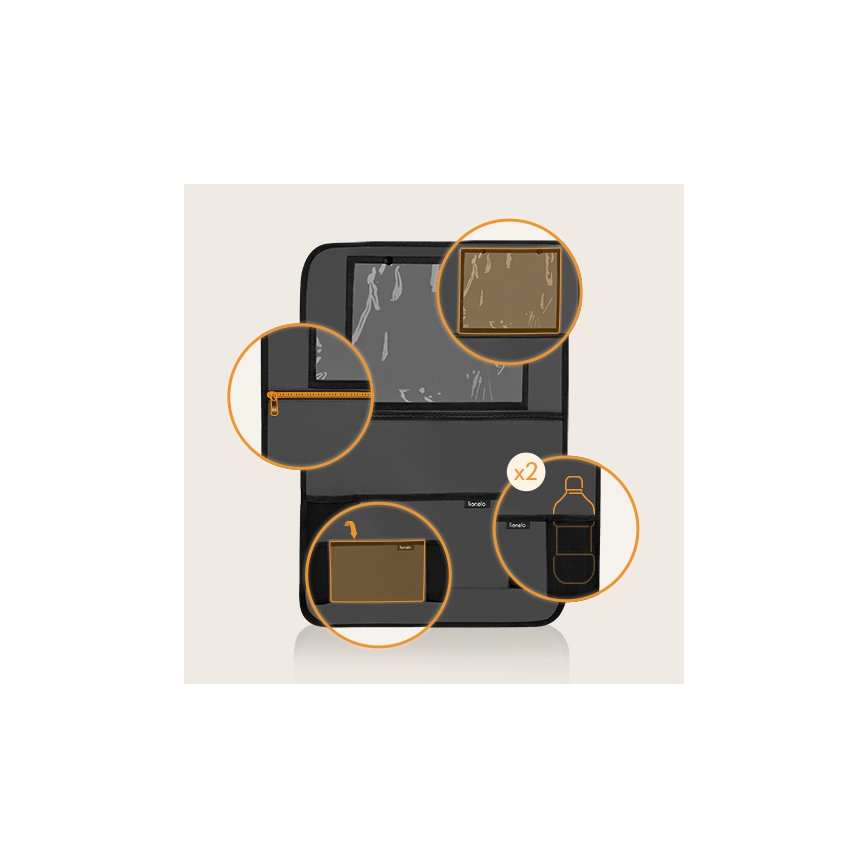 Lionelo - Organizator za avto SEAT ORGANIZER siv