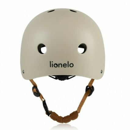 Lionelo - Otroška čelada HELMET, peščeno bež
