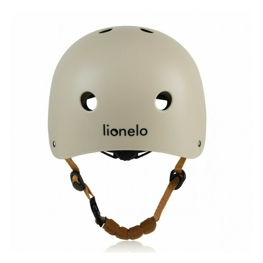 Lionelo - Otroška čelada HELMET, peščeno bež
