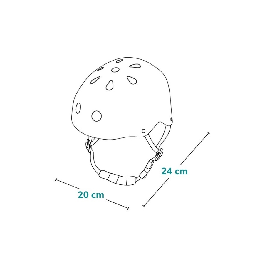 Lionelo - Otroška čelada HELMET Rožnata