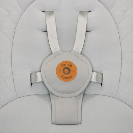 Lionelo - Otroška gugalnica z melodijo MELL Beige Sand 4xAA + daljinski upravljalnik