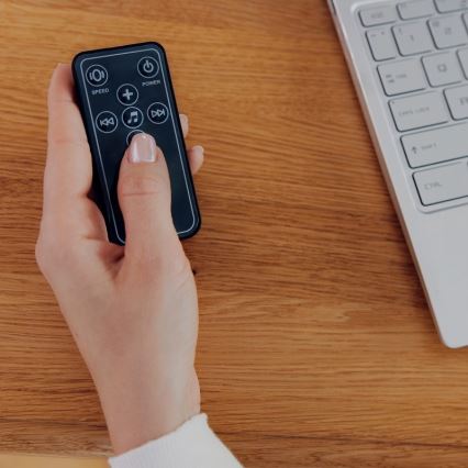 Lionelo - Otroška gugalnica z melodijo RIO 4xC bež latte + daljinski upravljalnik