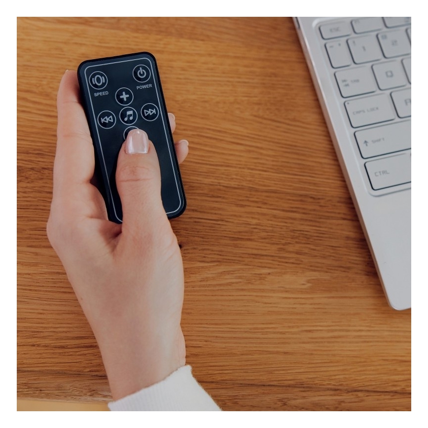 Lionelo - Otroška gugalnica z melodijo RIO 4xC bež latte + daljinski upravljalnik