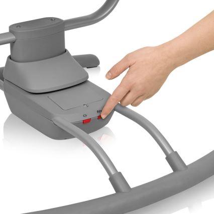 Lionelo - Otroška gugalnica z melodijo RIO 4xC bež latte + daljinski upravljalnik